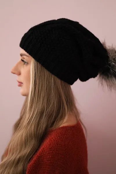 marka niezdefiniowana Čapica s fleece Sandra K210 čierna