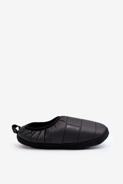 BIG STAR SHOES Izolované izolované papuče mužov čierna hviezda