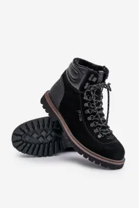 BIG STAR SHOES Semišové Zateplené Členkové Topánky Pánske Big Star