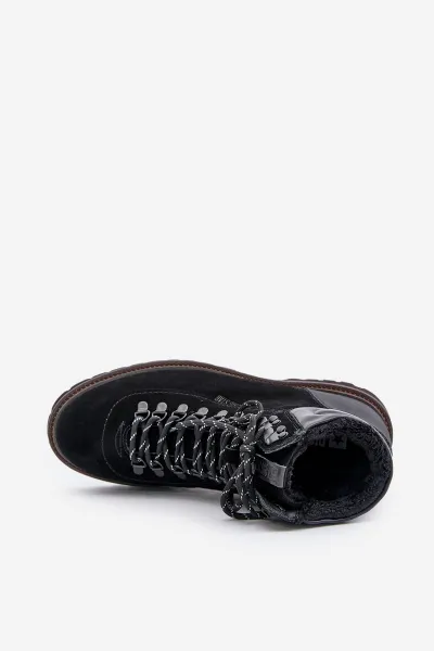 BIG STAR SHOES Semišové Zateplené Členkové Topánky Pánske Big Star