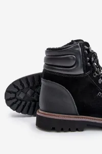 BIG STAR SHOES Semišové Zateplené Členkové Topánky Pánske Big Star