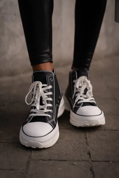 BIG STAR SHOES Zateplené Dámske Tenisky Na Platforme Eko Koža Big Star