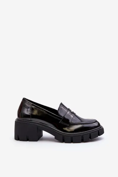 BIG STAR SHOES Dámske mokasíny na masívnom podpätku Big Star