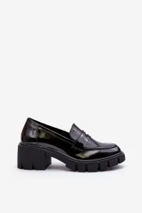 BIG STAR SHOES Dámske mokasíny na masívnom podpätku Big Star