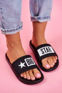 Dámske šľapky Big Star Contrast logo