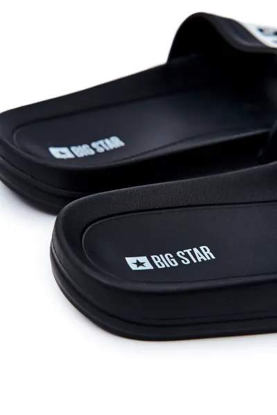 Pánske šľapky Big Star Contrast logo