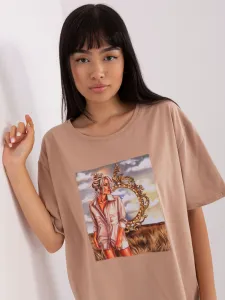 T-shirt-LK-TS-509353-1.33P-dark beige