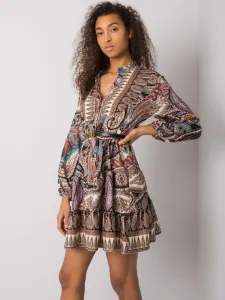 Dress-DHJ-SK-15053.61-black-beige