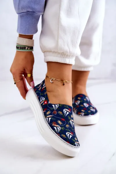 BIG STAR SHOES Dámska sklz na pamäťovú penu veľká hviezda