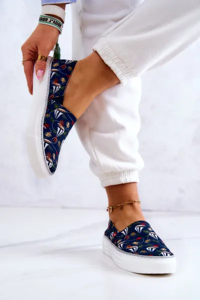 BIG STAR SHOES Dámska sklz na pamäťovú penu veľká hviezda