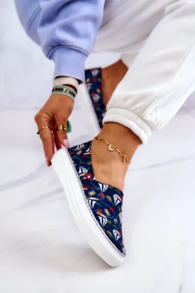 BIG STAR SHOES Dámska sklz na pamäťovú penu veľká hviezda