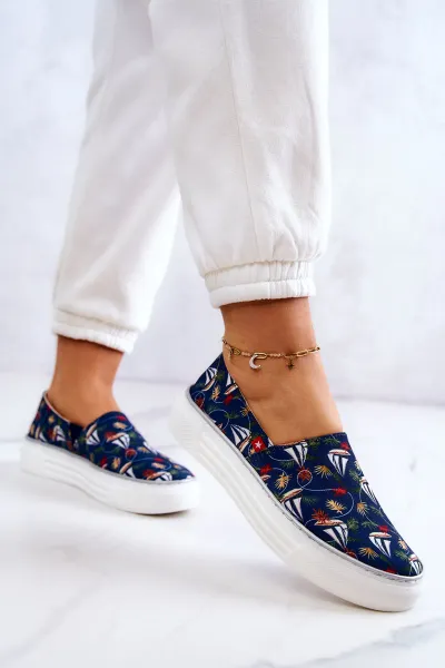BIG STAR SHOES Dámska sklz na pamäťovú penu veľká hviezda