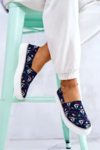 BIG STAR SHOES Dámska sklz na pamäťovú penu veľká hviezda