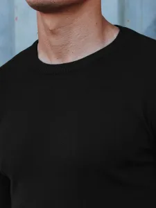 Klasický čierny pánsky sveter