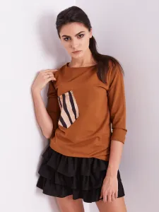 Blouse-PL-BZ-1694.08-light brown