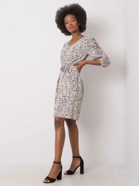 Dress-LK-SK-508079.47P-black-beige