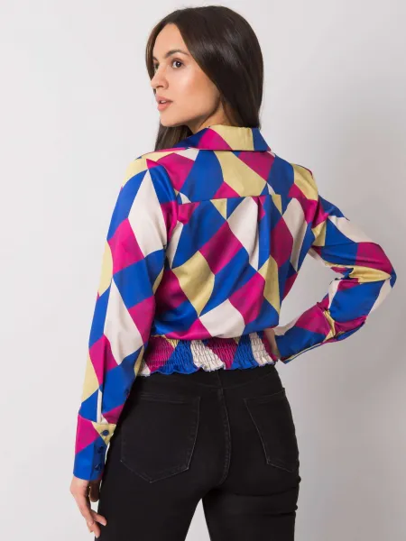 Blouse-DHJ-BZ-15251.82-dark blue