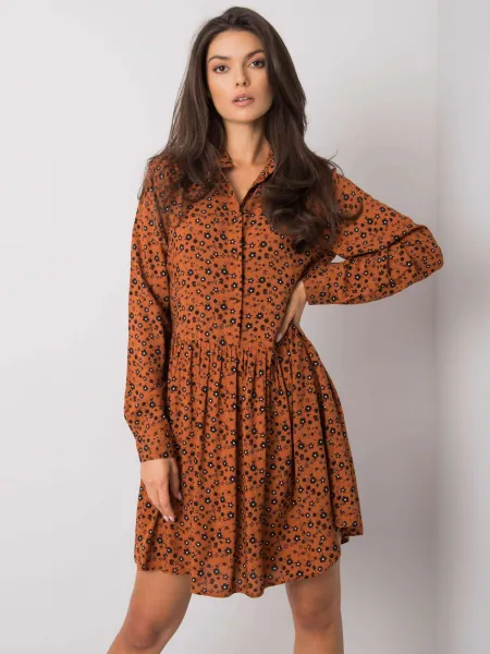 Dress-D73771M30227-light brown