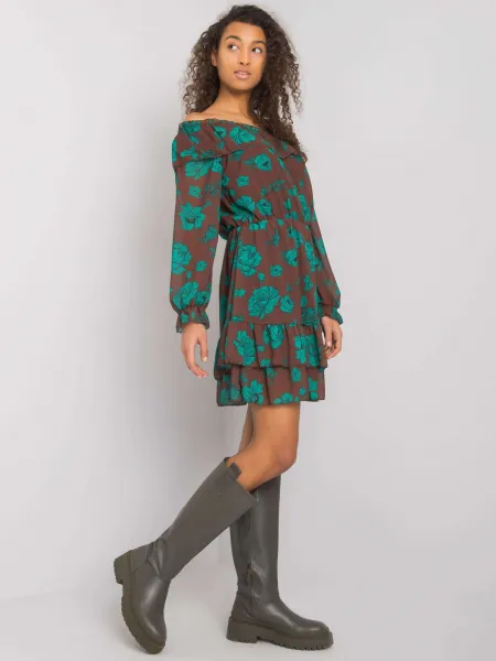 Dress-DHJ-SK-15015.56P-brown