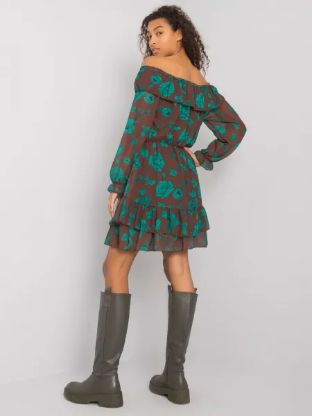 Dress-DHJ-SK-15015.56P-brown