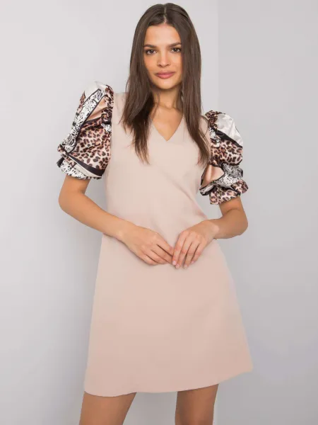 Dress-LC-SK-22K-3018.45P-Beige