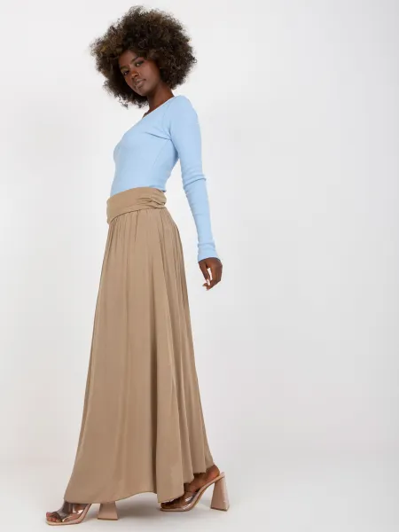Skirt-TW-SD-BI-82160.48-dark beige