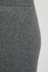 Women's knitted skirt MOODO - gray