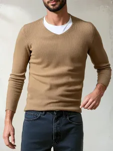 Pánsky sveter DStreet, hnedý