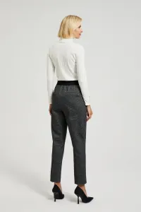 Women's cigarette pants MOODO - black