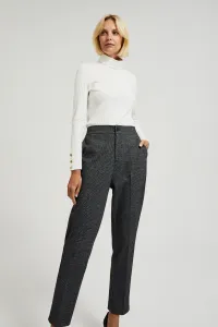 Women's cigarette pants MOODO - black