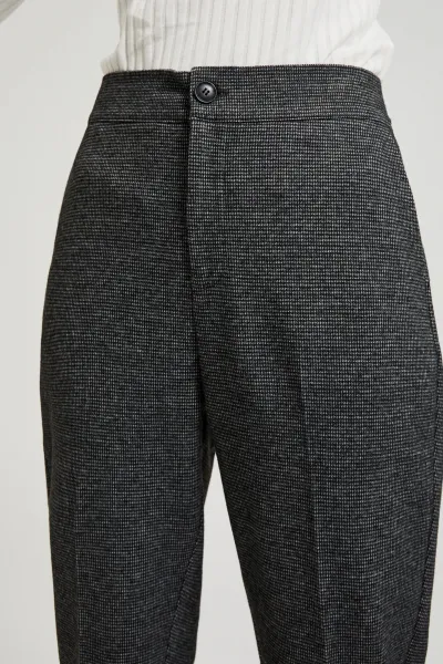 Women's cigarette pants MOODO - black