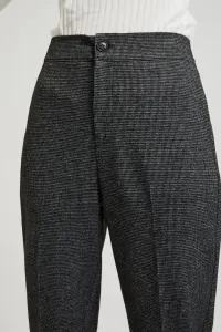 Women's cigarette pants MOODO - black