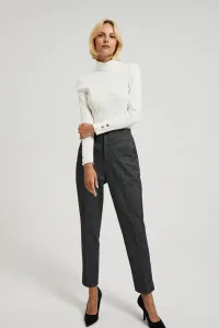 Women's cigarette pants MOODO - black