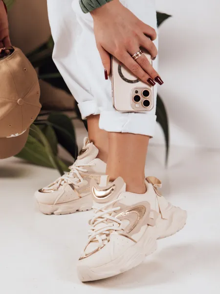Dámske sneakersy EASYPACE bežové