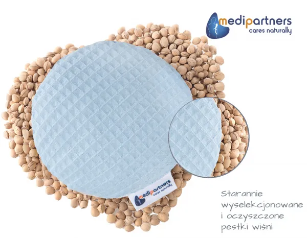 Medi Partners Children's cherry seed thermofor - Wafel - Light blue