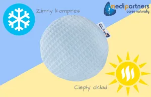 Medi Partners Children's cherry seed thermofor - Wafel - Light blue