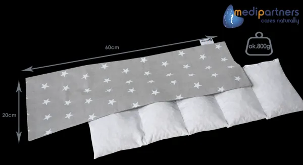 Medi Partners Cherry seed thermofor large 20x60 - 5 chamber - White stars on gray