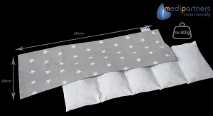 Medi Partners Cherry seed thermofor large 20x60 - 5 chamber - White stars on gray