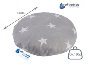 Medi Partners Children's cherry seed thermofor - White stars on gray