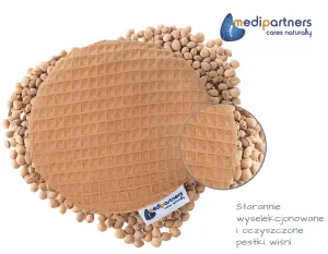 Medi Partners Thermofor with cherry seeds for children - Wafel - Brown