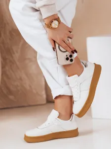Dámske sneakersy na platforme NOXSTEP biele