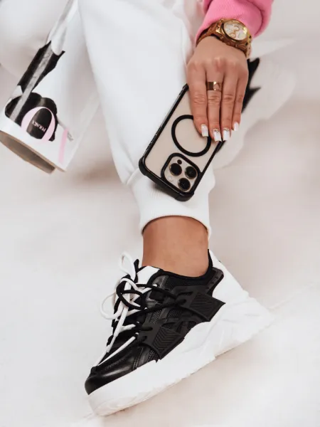 Dámske čierne sneakersy CITYWAY