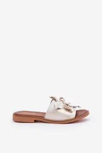Lewski Shoes Šľapky S Dekoráciou Prírodná Koža Zazoo