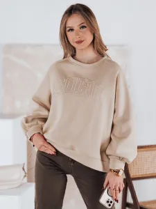 Dámska oversize mikina COSYONE béžová