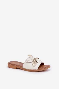 Lewski Shoes Sandy S Dekoráciou Prírodná Koža Zazoo 3667 Biele