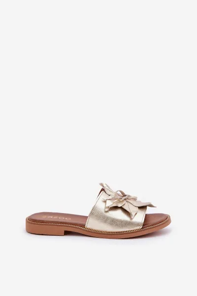 Lewski Shoes Šľapky S Dekoráciou Prírodná Koža Zazoo