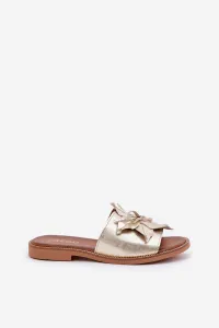 Lewski Shoes Šľapky S Dekoráciou Prírodná Koža Zazoo
