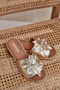 Lewski Shoes Šľapky S Dekoráciou Prírodná Koža Zazoo