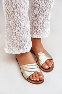 Kožené dámske papuče Lewski Shoes