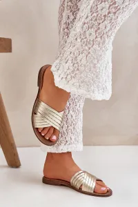 Kožené dámske papuče Lewski Shoes
